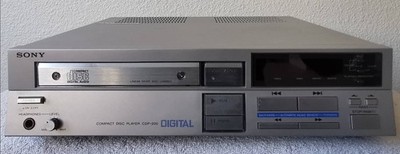 1984 Sony CD Player Compact Disc CDP 200 Digital For Project Repair WATCH Video