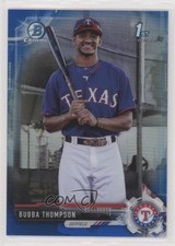 2017 Bowman Draft Chrome Blue Refractor 96/150 Bubba Thompson #BDC-141 vu6