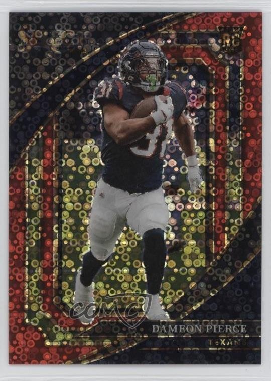 2022 Panini Select Suite Level Red Disco Prizm 42/49 Dameon Pierce #345 1ib5