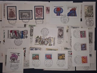 798 Lot Stamps Czechoslovakia Stamped