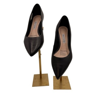 Bottero Black Leather Pointed Toe Pumps Women s Size 7 Classic Heels