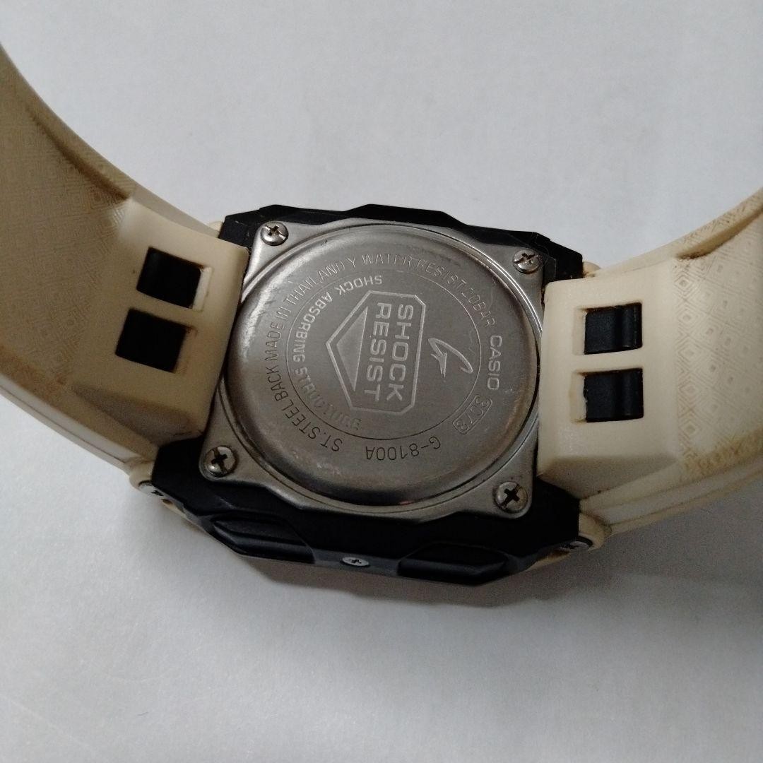Casio G-Shock G-8100A White Y2K Digital Watch Square Rare Vintage