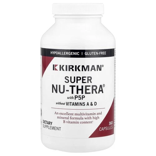 Super Nu-Thera&reg; With P5P, Without Vitamins A & D, 360 Capsules