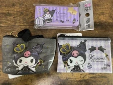 Daiso Sanrio Kuromi 20th Anniversary Three Piece Set Collectible Figures