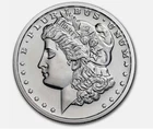 1 Troy Ounce .999 Fine Silver Bullion Round Morgan Dollar Design