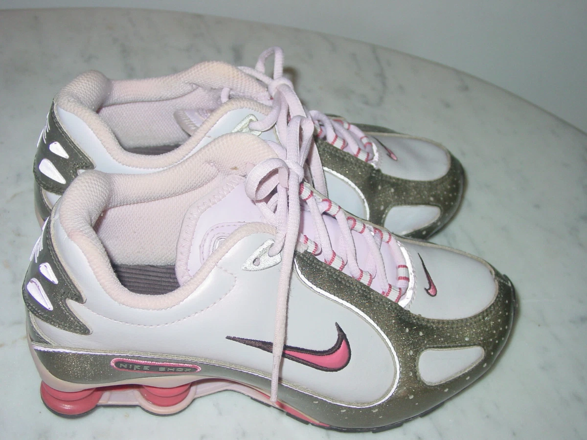 2007 Nike Shox Monster SC Regal Pink Desert Bloom Youth Running Shoes Size 5.5Y