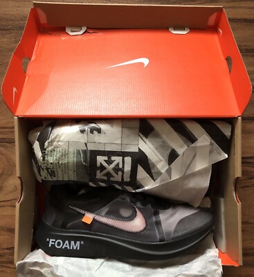 Nike Zoom Fly Off White Black US13 EU47,5 UK12