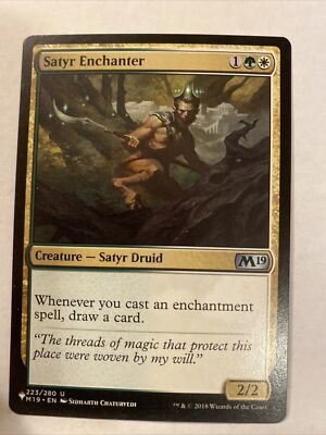 MTG Satyr Enchanter Mystery Booster Core Set 2019 233/280 Regular ...