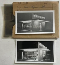 OOAK George Fulmer VTG 1953 B&W Professional Photos & Negatives ACE LIQUOR STORE