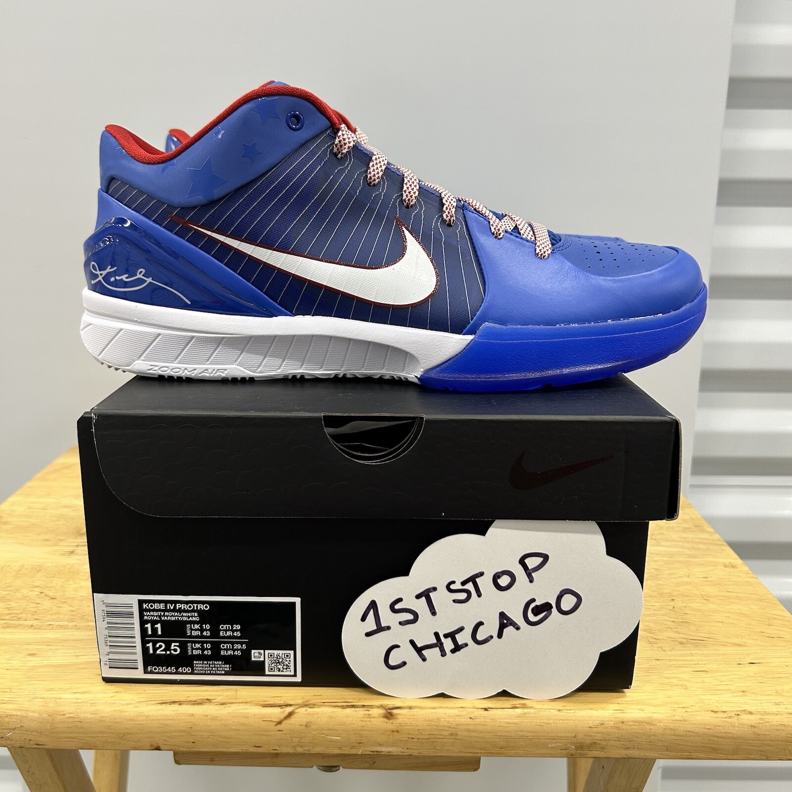 Nike Kobe 4 Protro Philly 2024 Mens Size 11 FQ3545-400 Authentic NEW