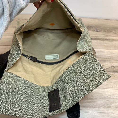 Jack Spade Large Crossbody Beige Canvas Messenger Laptop - Picture 8 of 14