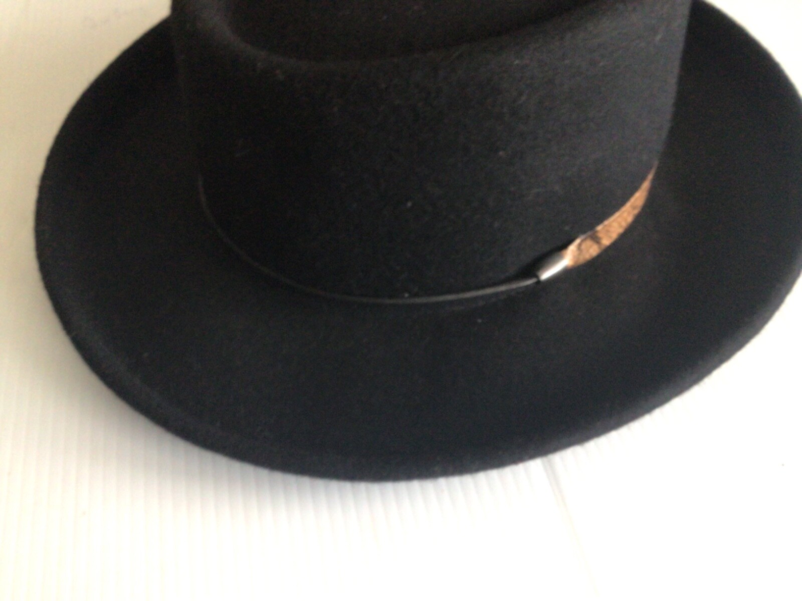 universal thread fedora hat 100 % wool - image 4