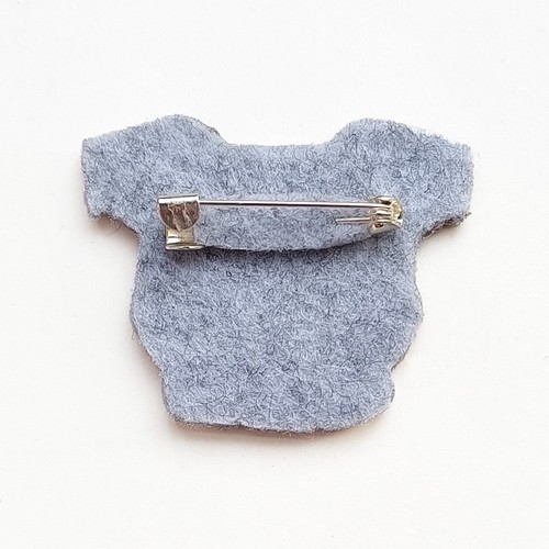 Brooch Pin Embroidery Lifelike Bulldog Cute Dog Puppy Children Light Weight - Imagen 3 de 3