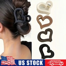 4pcs Large Nonslip Matte Neutral Claw Hair Cl...