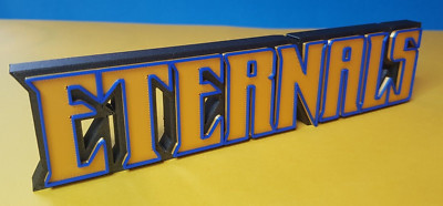 Eternals - 3D gedrucktes Comic Logo - 200mm breit (v2)