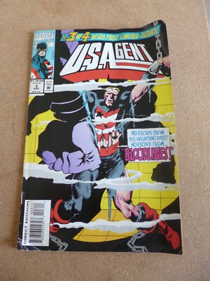 U.S.AGENT- 3 AUG-USA Classic Marvel Comics - Englisch