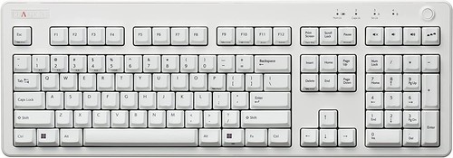 Topre ‎R3HB21 REALFORCE R3 Keyboard Bluetooth 5.0 US Layout 108 keys White F/S - Picture 1 of 7