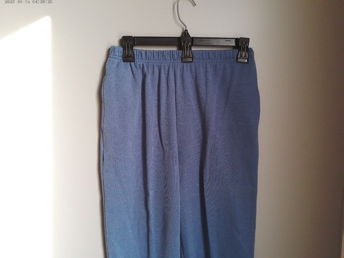 NEW EASE COLLECTION WOMENS BLUE 2 PIECE PANT SET SIZE MEDIUM - Picture 3 of 4