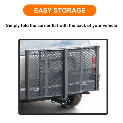 Foldable Electric-Wheelchair Hitch Carrier Mobility Scooter Rack Loading Ramp