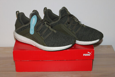 PUMA Mega NRGY Knit Sneaker GRÜN   Größe 47   190371 02   1x getragen incl. OVP