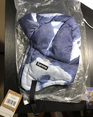 Supreme x The North Face - Nuptse Trooper Bleached Denim Hat - L