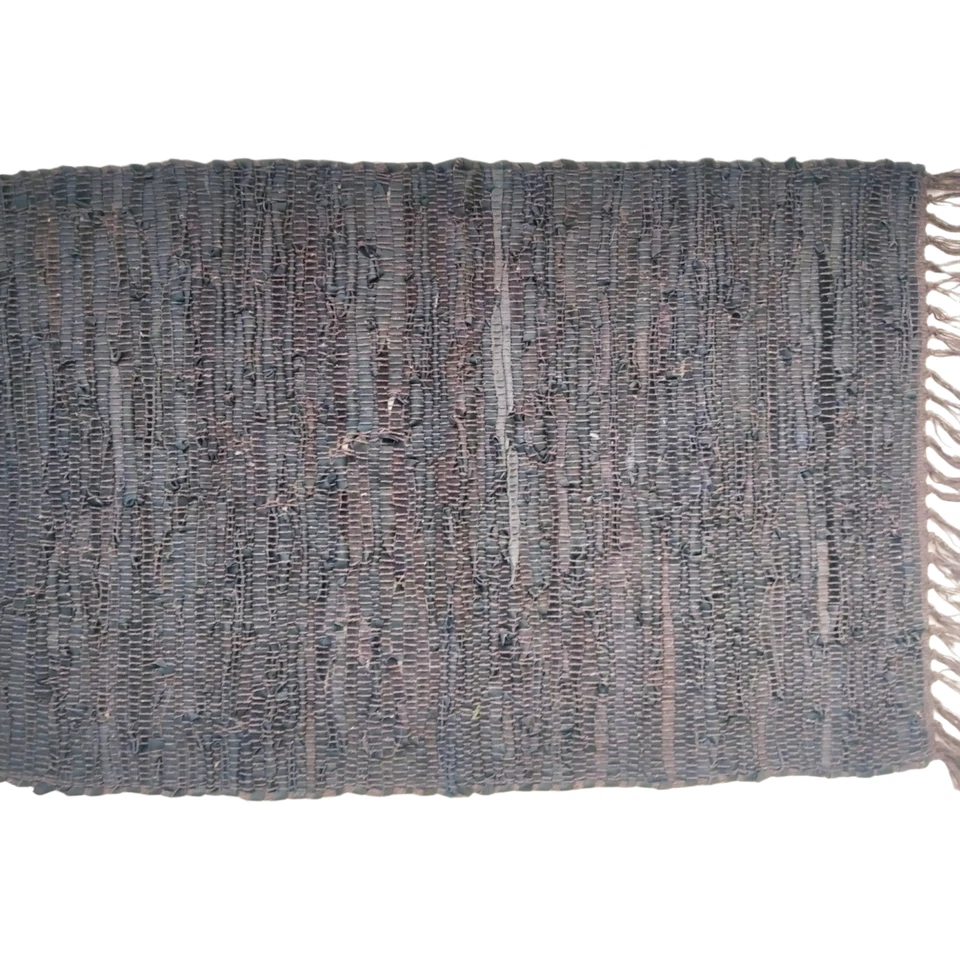 Tapete de couro marrom escuro à prova de fogo 24x36 polegadas (60x90cm) – Tapete clássico resistente ao calor - Imagem 2 de 4