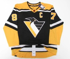 AUTHENTIC SIDNEY CROSBY PITTSBURGH PENGUINS ADIDAS REVERSE RETRO HOCKEY JERSEY ✅