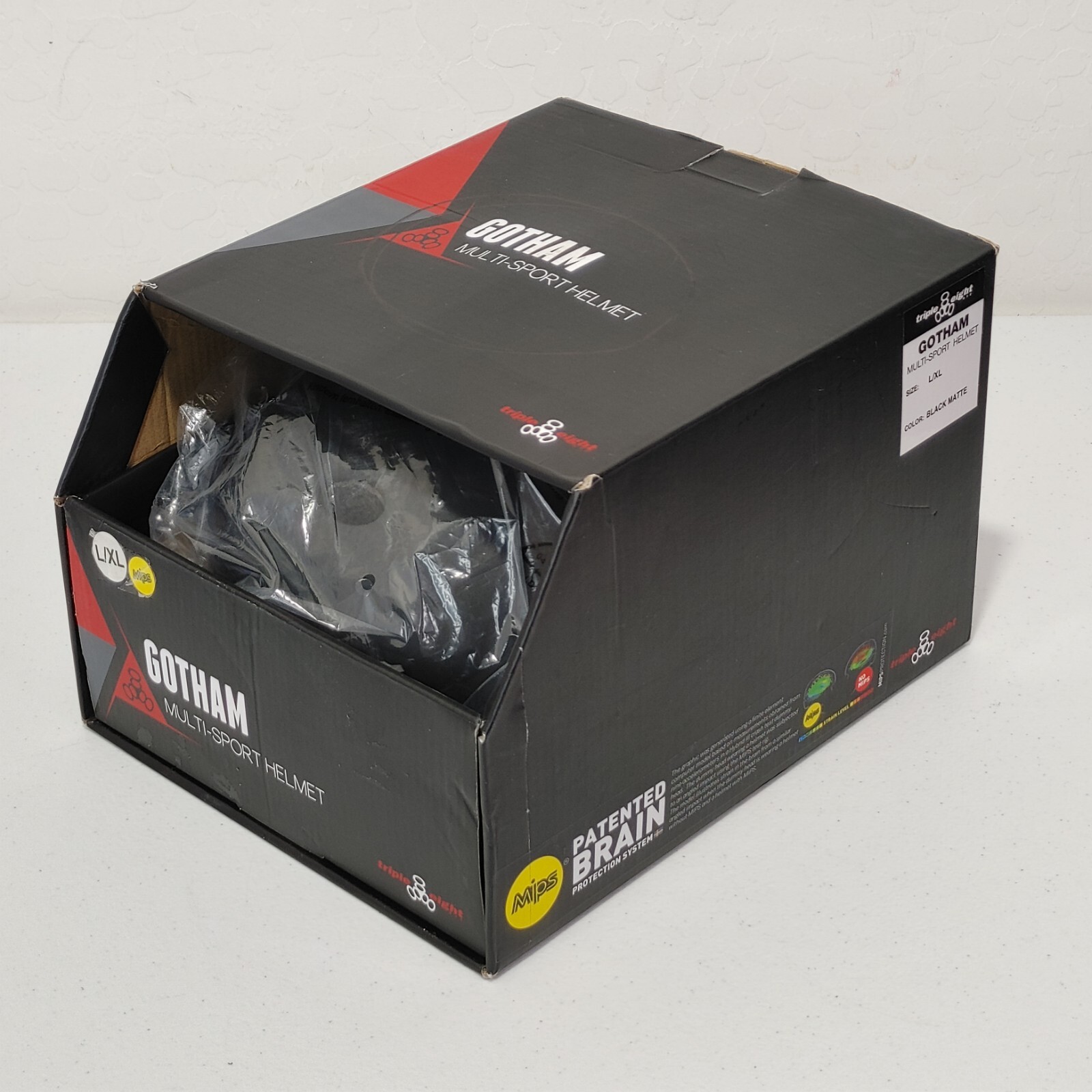 Gotham MIPS Multi Sports Bike / Skate  Helmet Black Matte L 