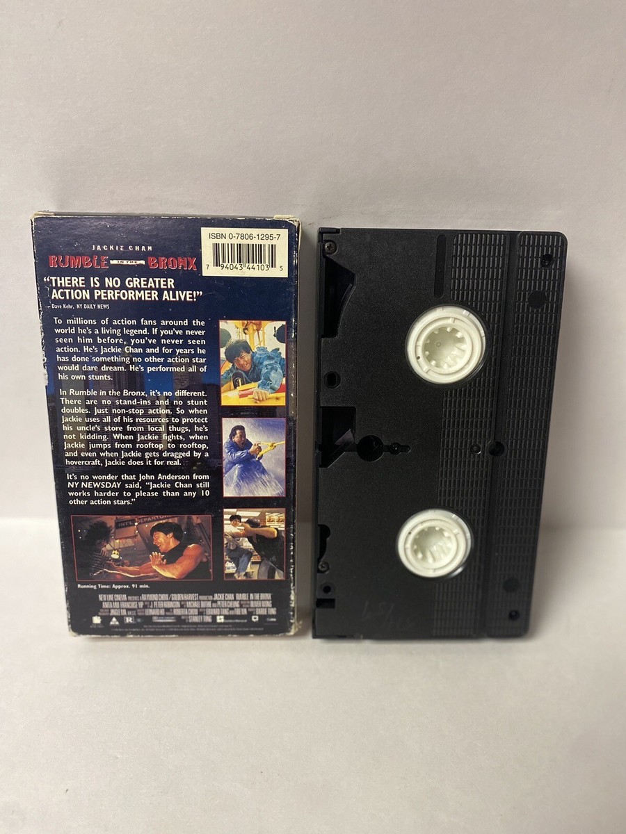 Vintage VHS Movie RUMBLE IN THE BRONX Jackie Chan Film Martial