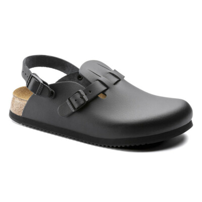 Birkenstock Clog Kay Superlauf, WB, Naturleder, schwarz, normal, Größe 43