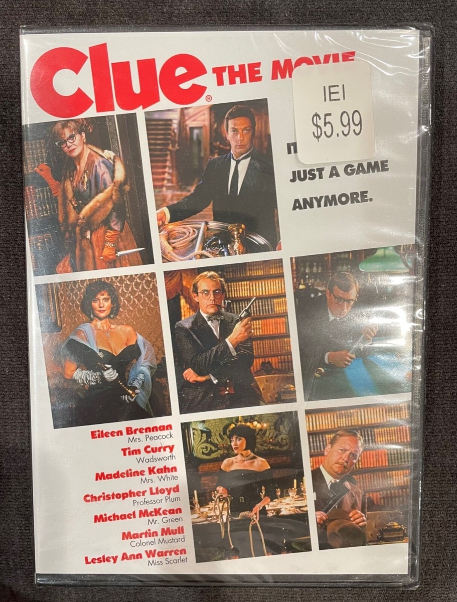 Clue The Movie DVD Eileen Brennan Tim Curry (1985) - BRAND