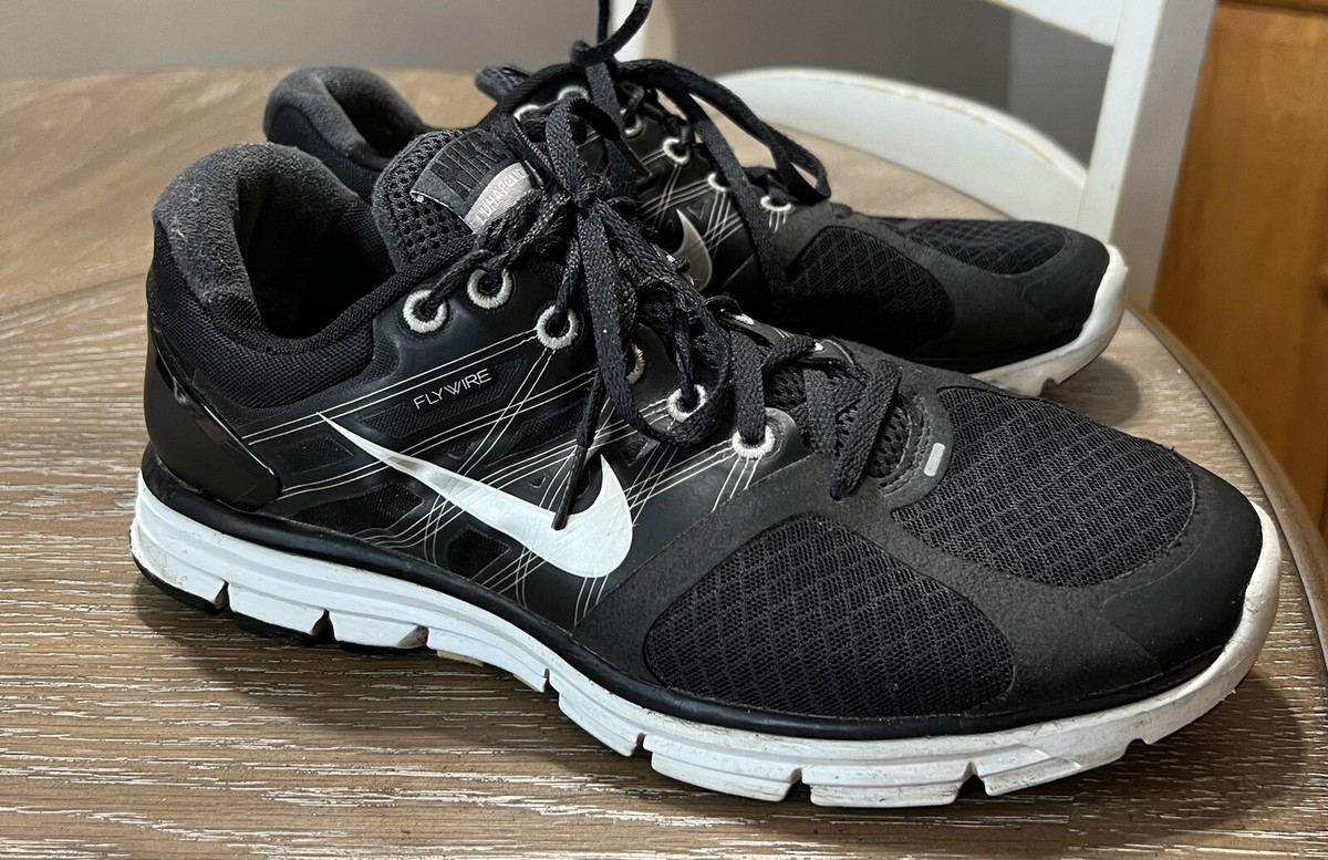 MENS NIKE LUNAGLIDE 2 BLACK RUNNING SHOES SNEAKERS | eBay