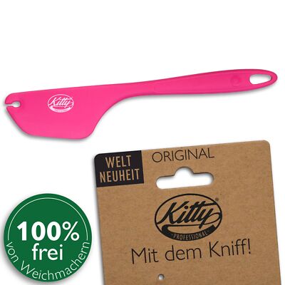 Kitty Professional 2 in 1 Teigschaber mit Kniff für Rührelemente - PINK