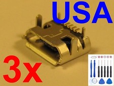 3x Lot Micro USB Charging Port Charger for Asus Memo Pad ME173X K00B Tablet USA