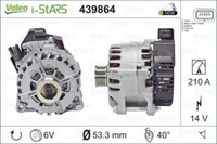 Valeo 439864 Generator FüR CitroËN DS Opel Peugeot