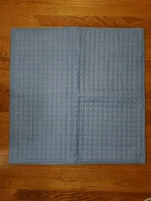 Urban Habitat Quilted Cotton Euro Sham * Lovely Blue * Finished Size 26” x 26”
