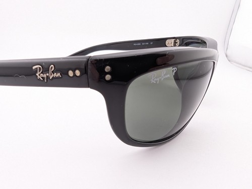 Ray-Ban Sunglasses, Polarized Lenses, RB 4089 601/58 3P Balorama, Plastic, Italy - Picture 8 of 22