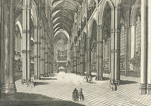 Westminster Abbey & St Paul Cathedral copper engraved 1775 - Picture 3 of 4
