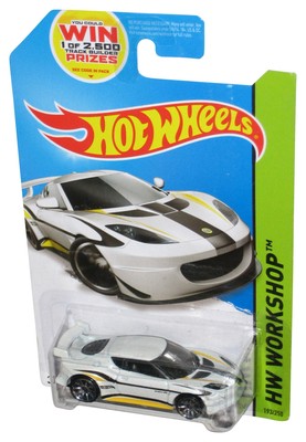 Hot Wheels Hw Workshop (2013) Weiß Lotus Evora GT4 Spielzeug Auto 193/250