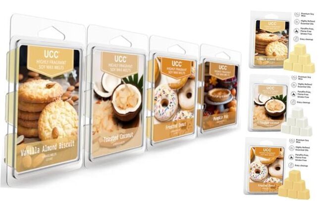 Premium Wax Melts, Fall Variety Fragrance Melts, Scented Soy Wax Melts SET M