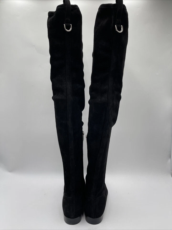 Sergio Rossi Women's JODIE RING Boot, Black Size 37.5 - Image 4 of 4