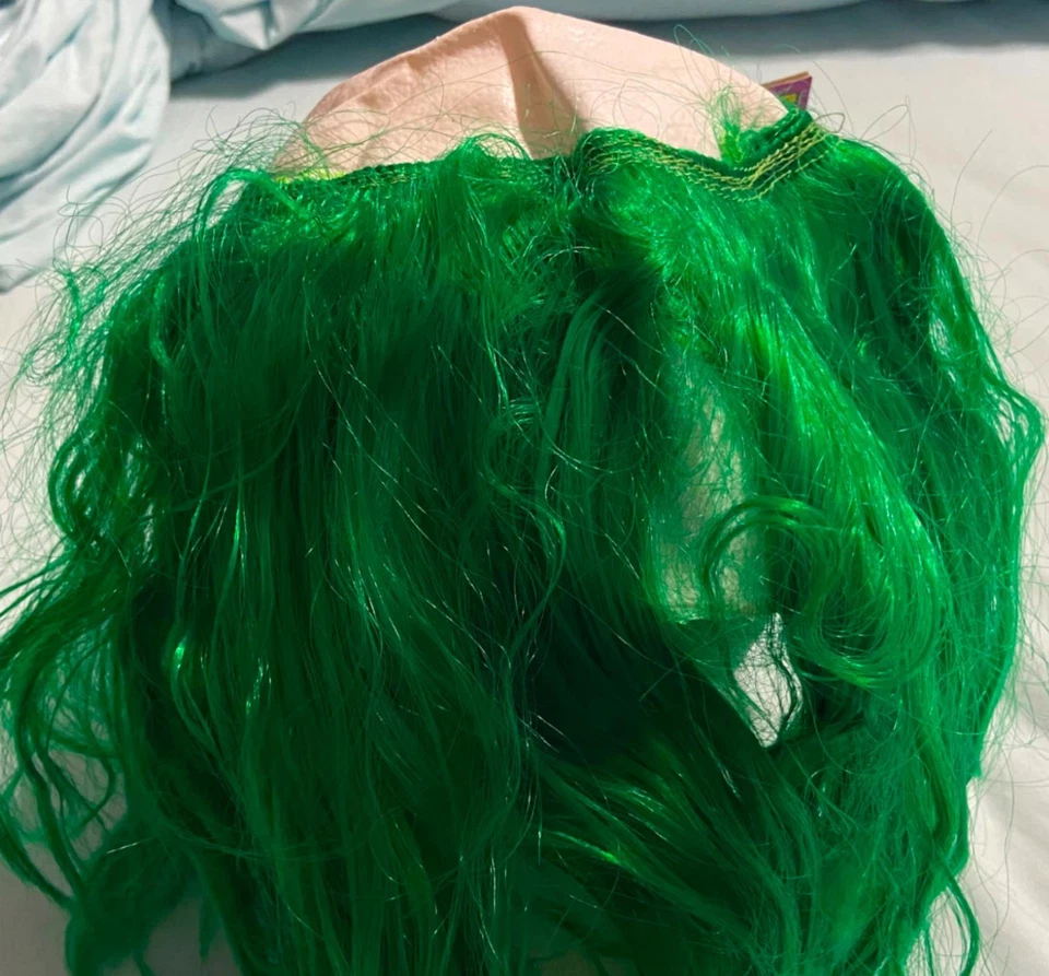 Scary Clown Forum Horror Latex Mask Universal Studios Costume Half Face NWT - Image 3 of 4