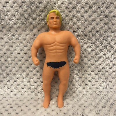 Hasbro Stretch Armstrong Pull Tug Figure Blonde Stretchy Toy 2019 - 6.5 