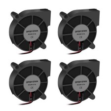 4pcs 3d Printer Blower Fan 5015 Dc 24v Brushless Cooling Fan Oil Bearing 50x50x1