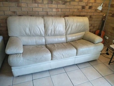 Leather Couch 3 Seater Sofas Gumtree Australia Brisbane South