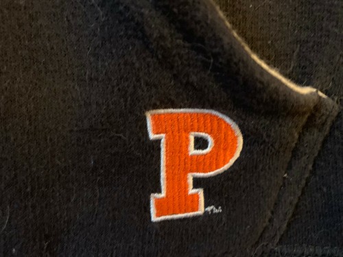 *VINTAGE* Felpa PRINCETON UNIVERSITY XL - ricamata, impreziosita, toppe - Foto 5 di 10