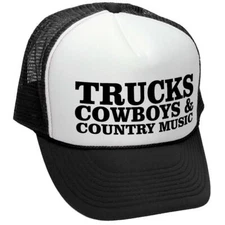 Trucks Cowboys & Country Music Trucker Hat - Mesh Cap