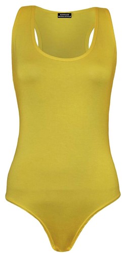 Mujeres Sin Mangas Corredor Espalda Leotardo Body Damas Muscular Strech Chaleco Top - Imagen 2 de 19