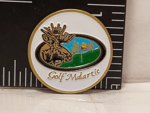 Malartic Club Golf Ball Marker Metal Course Magnetic