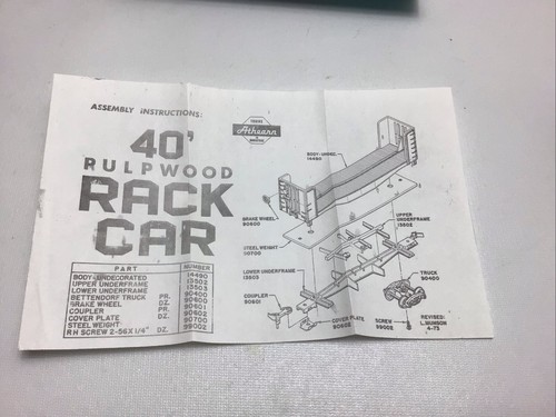 HO Athearn 1450 Pulpwood Car Kit Southern Pacific SP 23506 - Picture 8 of 9